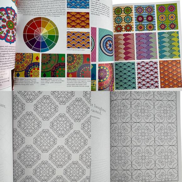 Stress-Relief Adult Coloring Book - Relax & Unwind: Intricate Mandalas Bundle 4 - Picture 10 of 16